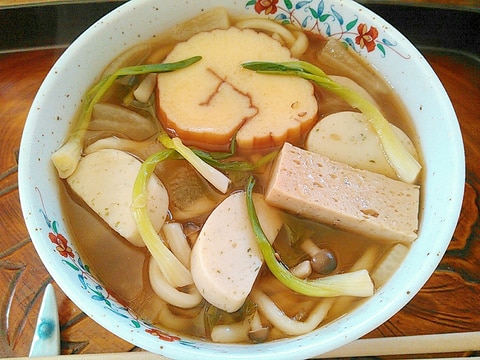 野菜たっぷり☆おかめ風うどん